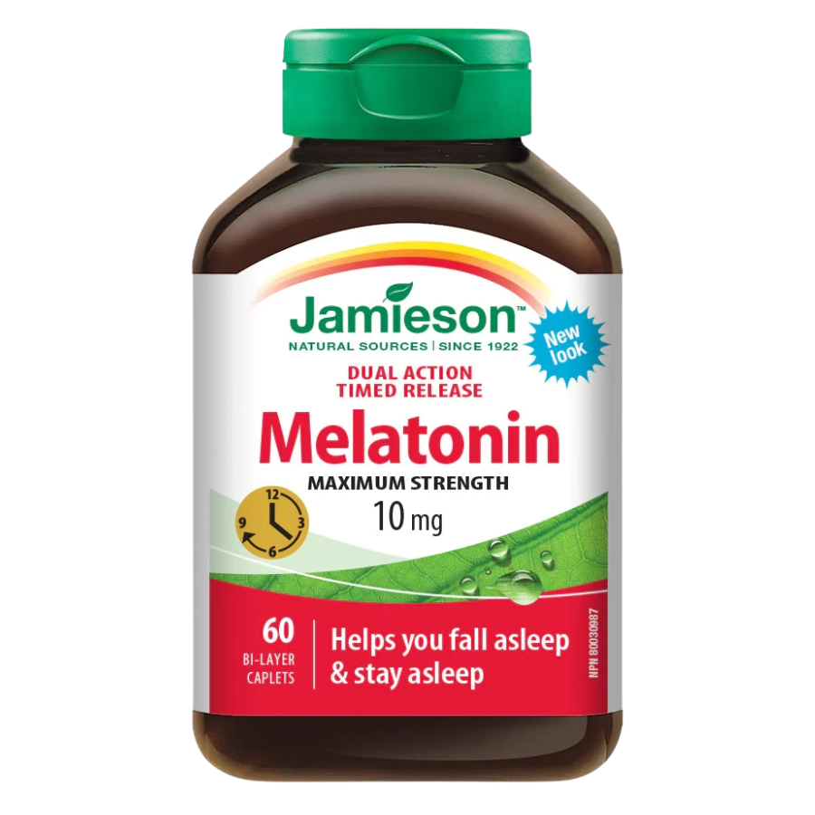 Melatonin 10 mg Dual Action Timed Release 60 Caplets