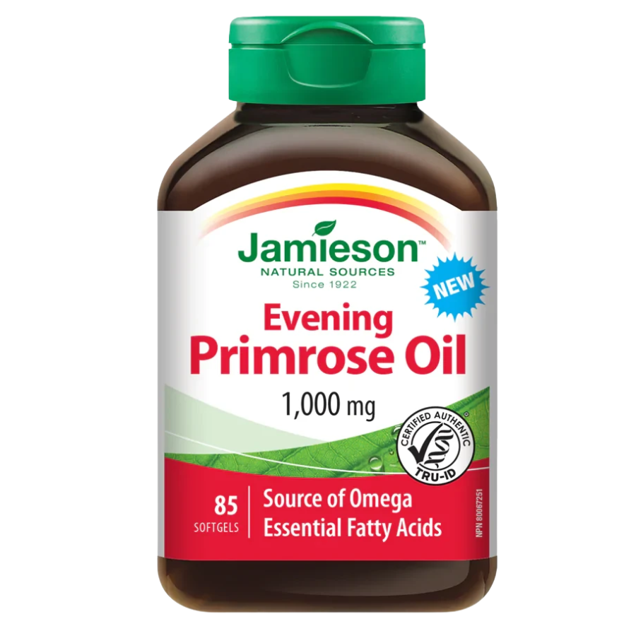 Evening Primrose Oil 1,000 mg 85 Softgels