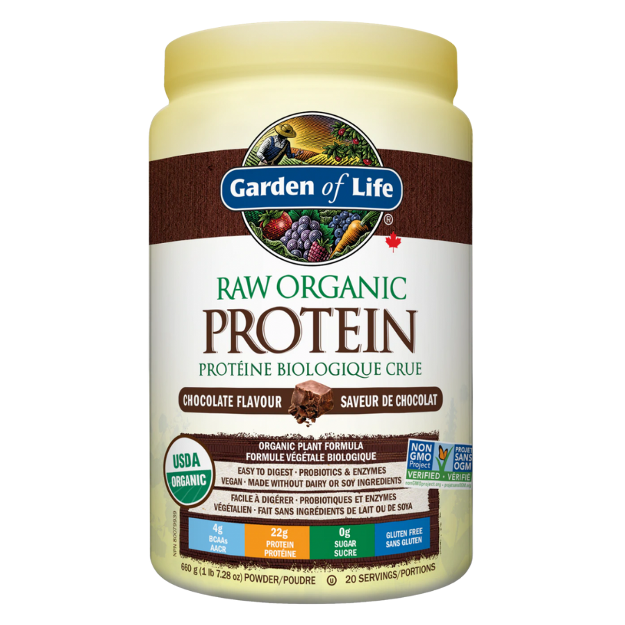 RAW Organic Protein, Chocolate 660 g