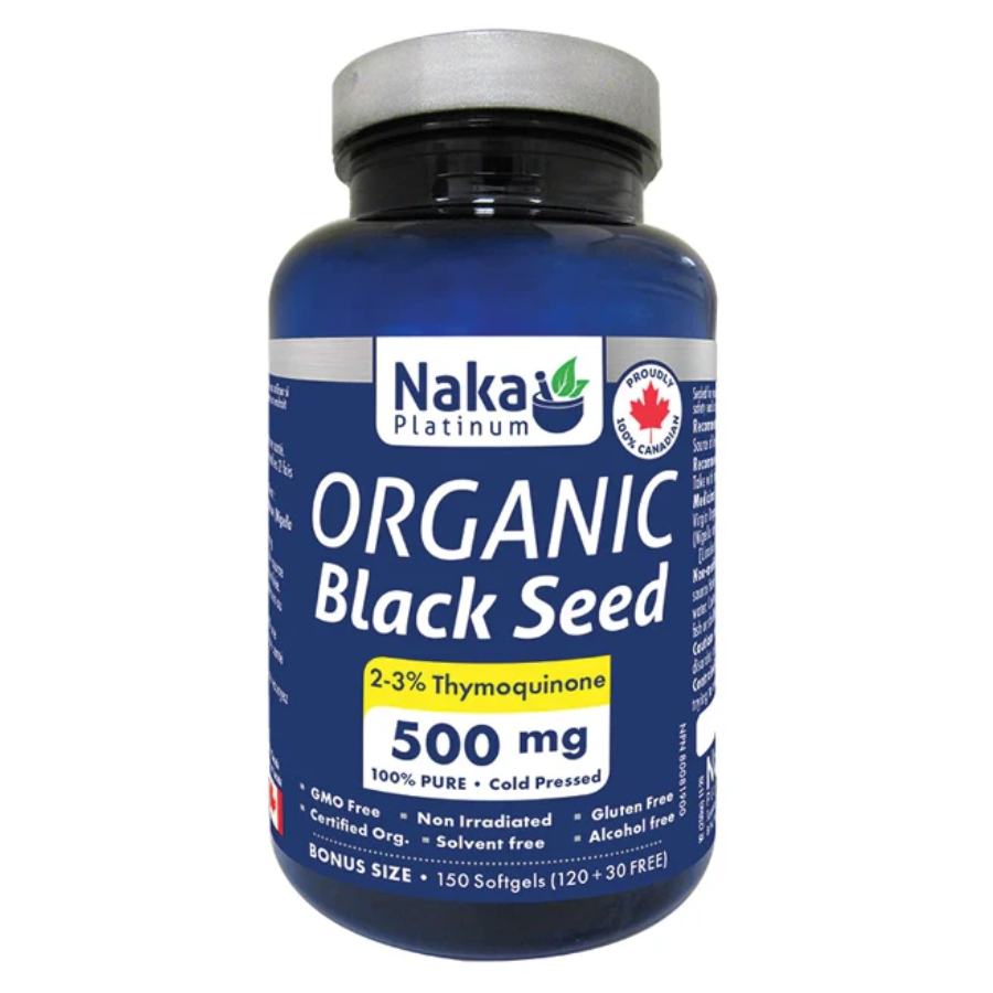 Platinum Organic Black Seed 500 mg 150 Softgels