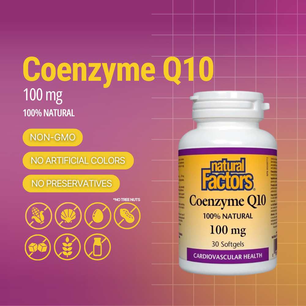 Coenzyme Q10 100 mg, 30 Softgels