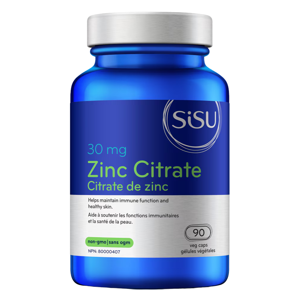 Zinc Citrate 30 mg 90 Veggie Caps