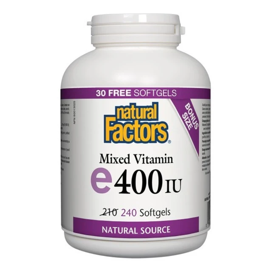 Mixed Vitamin E 400 IU Natural source, 240 Softgels