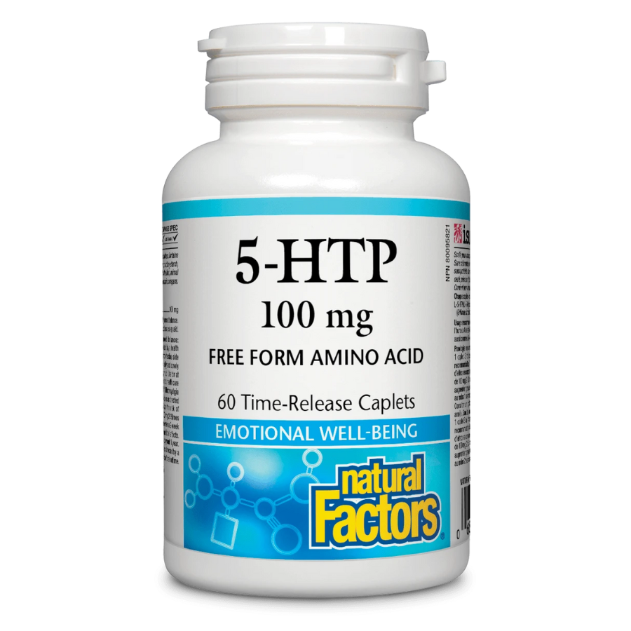 5-HTP 100 mg, 60 Time-Release Caplets