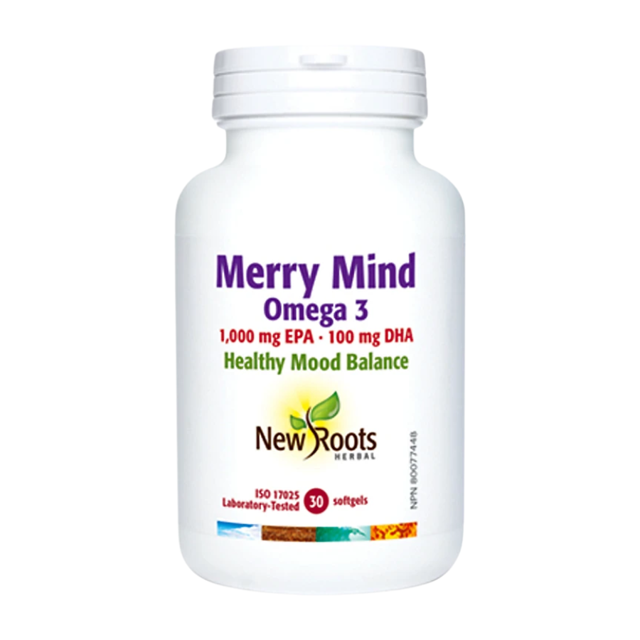 Merry Mind Omega 3 1,000 mg EPA 100 mg DHA 30 Softgels