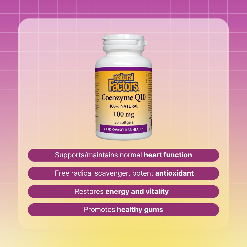 Coenzyme Q10 100 mg, 30 Softgels