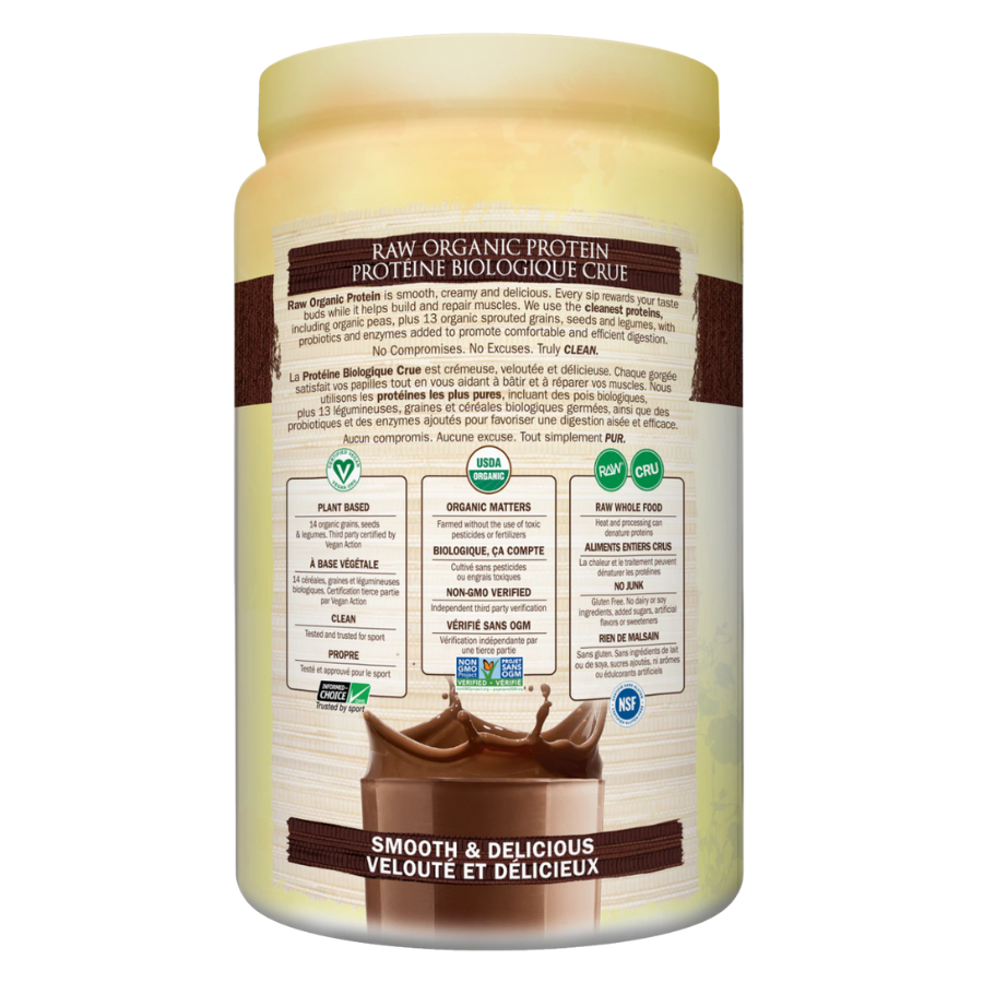 RAW Organic Protein, Chocolate 660 g