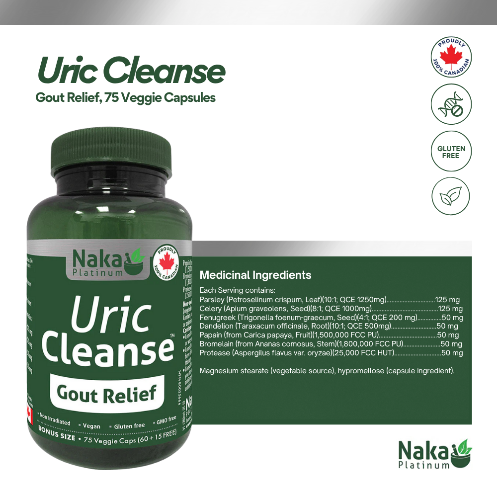 Platinum Uric Cleanse 75 Veggie Capsules
