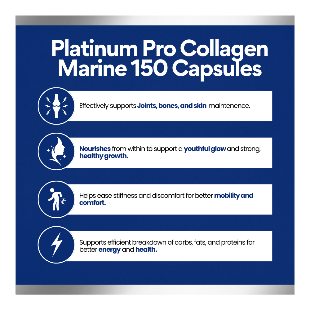 Platinum Pro Collagen Marine 150 Capsules
