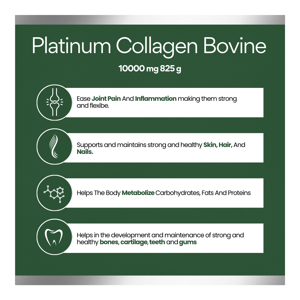 Platinum Collagen Bovine 10000mg 825 g