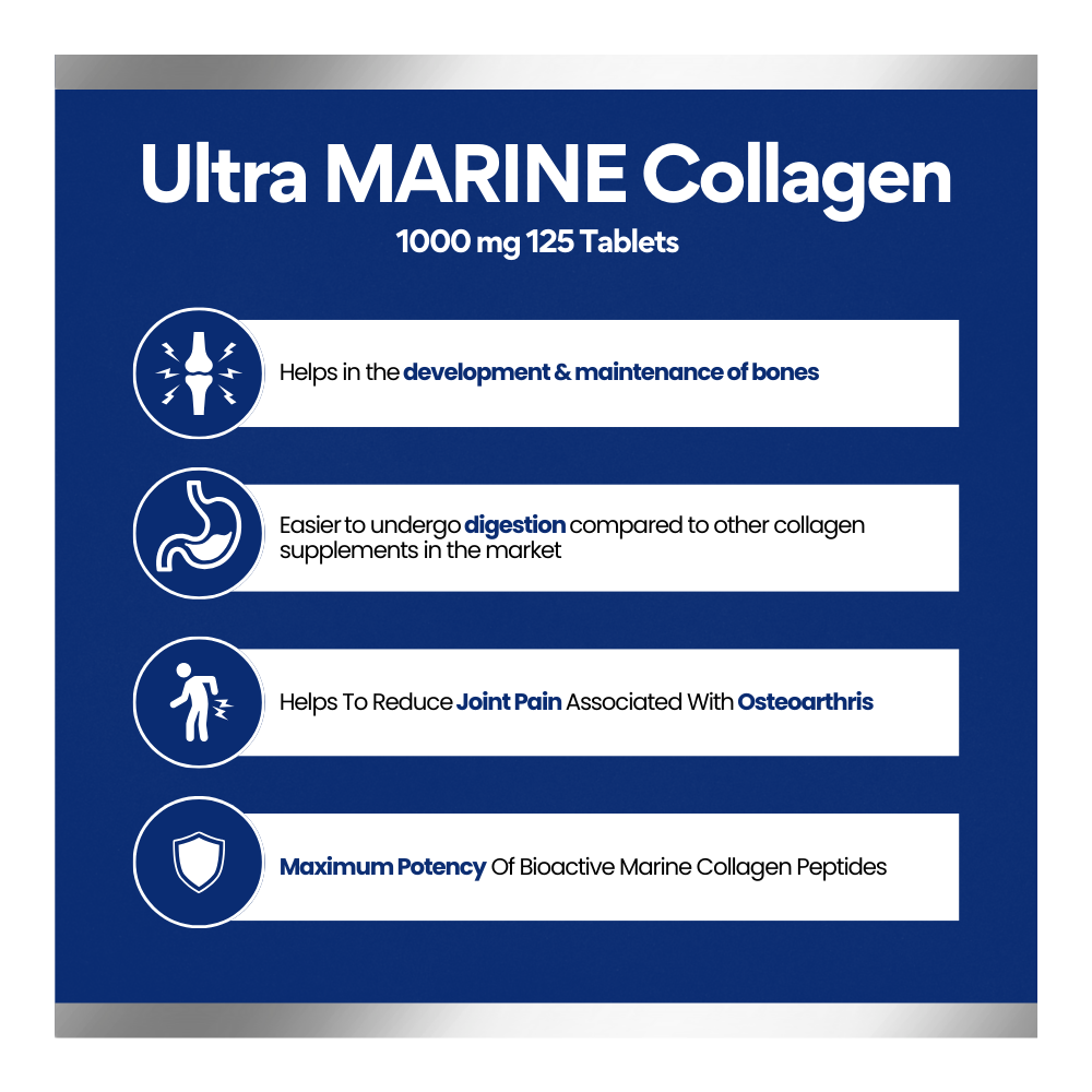 Ultra MARINE Collagen 1000 mg 125 tablets