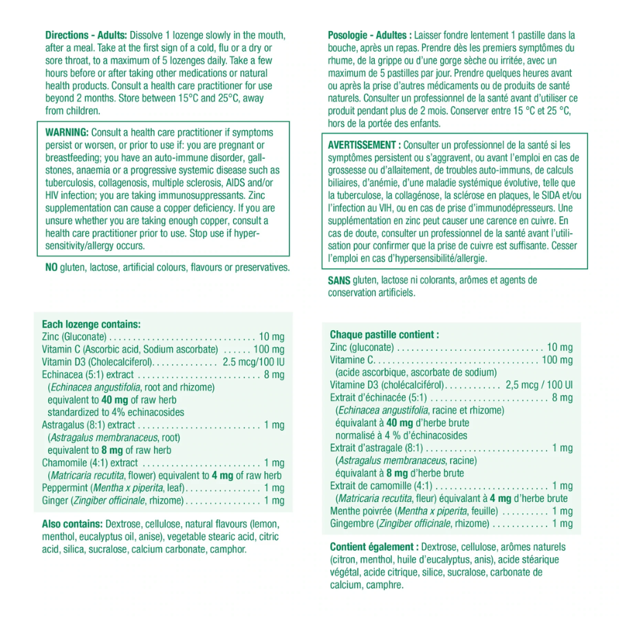 Zinc Lozenges Elderberry 60 Lozenges