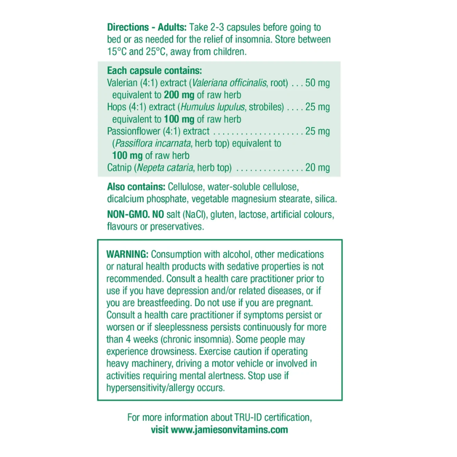 Herbal Complex Relax & Sleep 60 Capsules