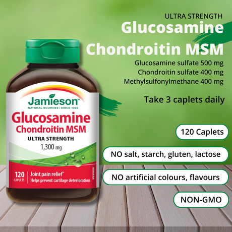 Glucosamine Chondroitin MSM 1,300 mg 120 Caps