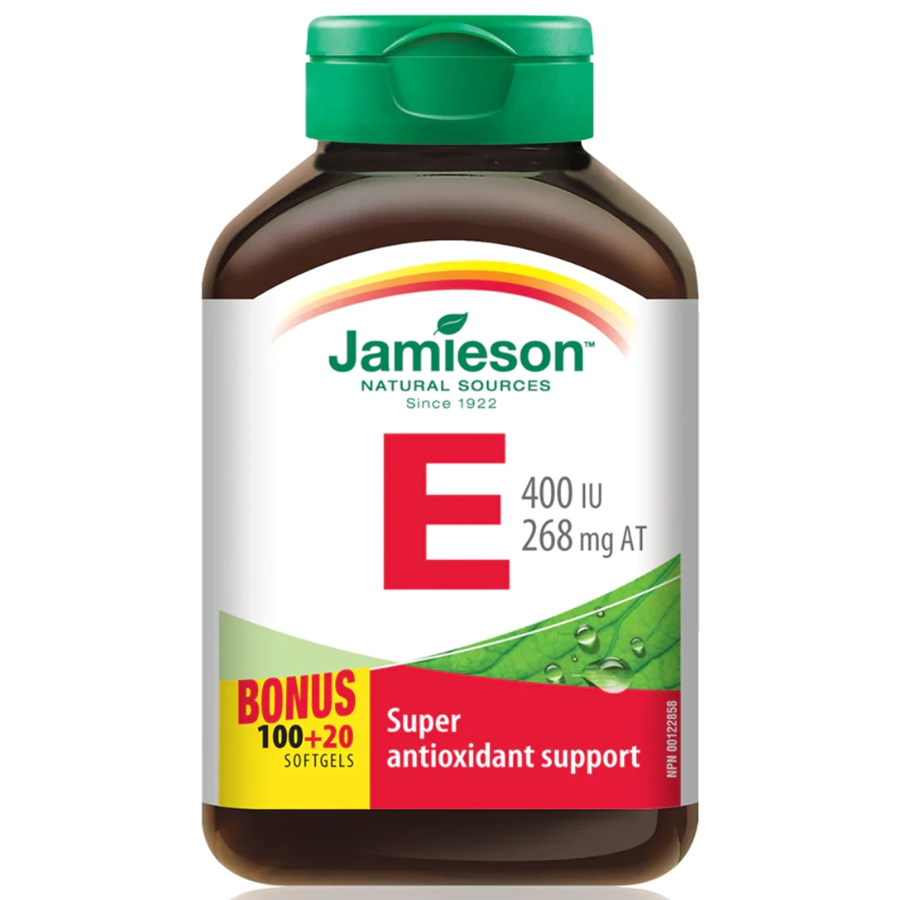 Vitamin E 400 IU Balanced 120 Softgels