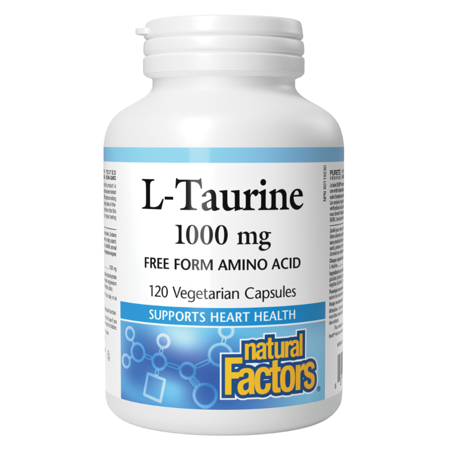 L-Taurine 1000 mg 120 Vegetarian Capsules