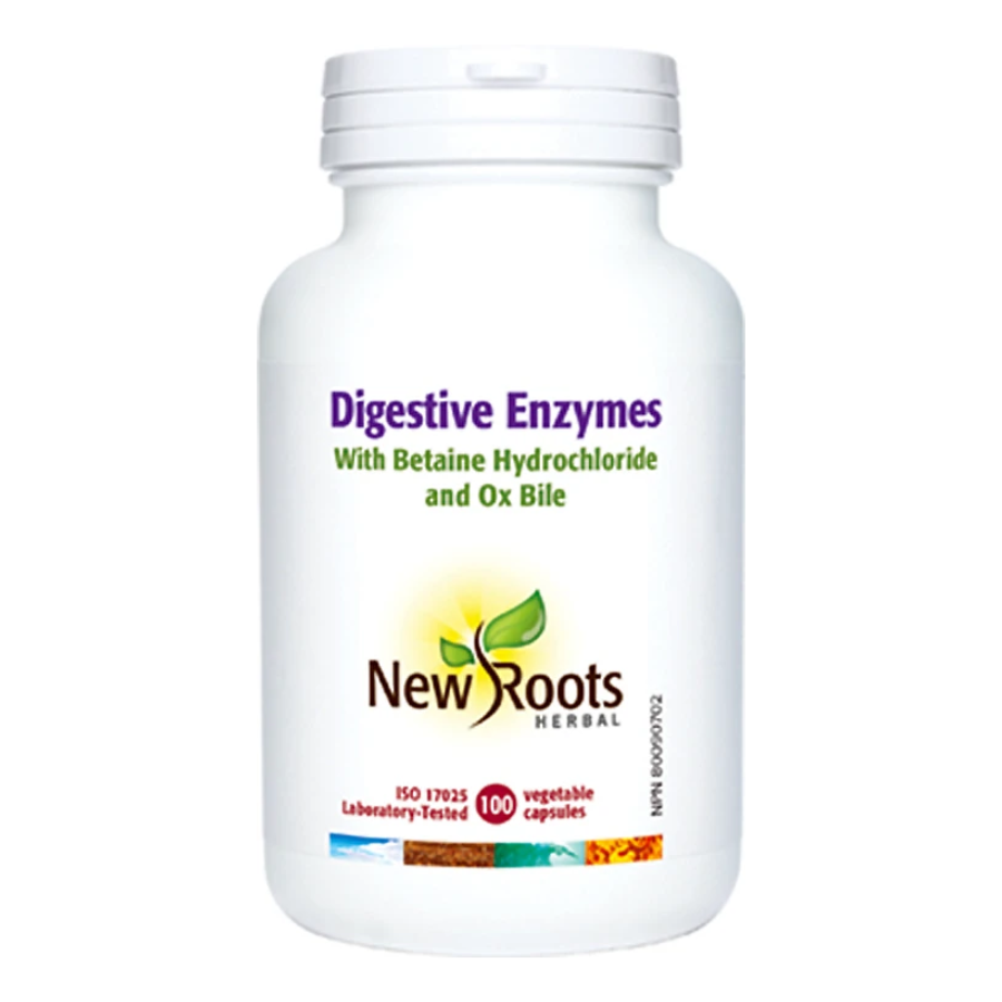 Digestive Enzymes With Betaine Hydrochloride 100 Capsules
