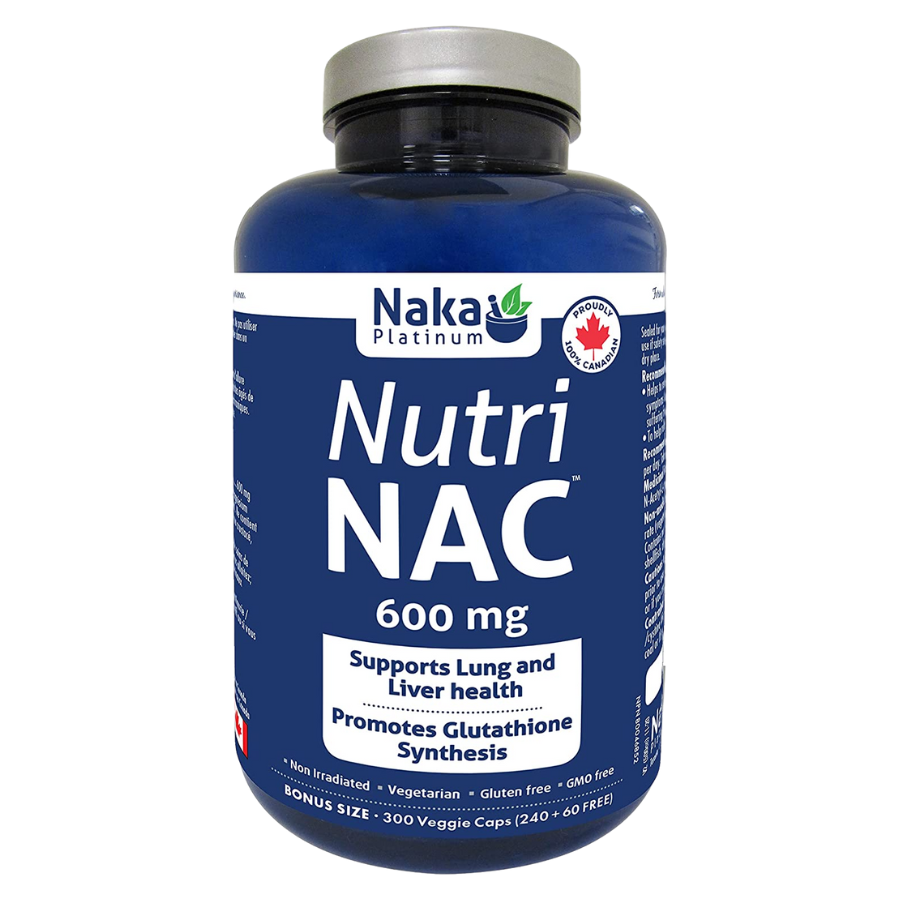 Platinum Nutri NAC 600mg, 300 Vegetable Capsules