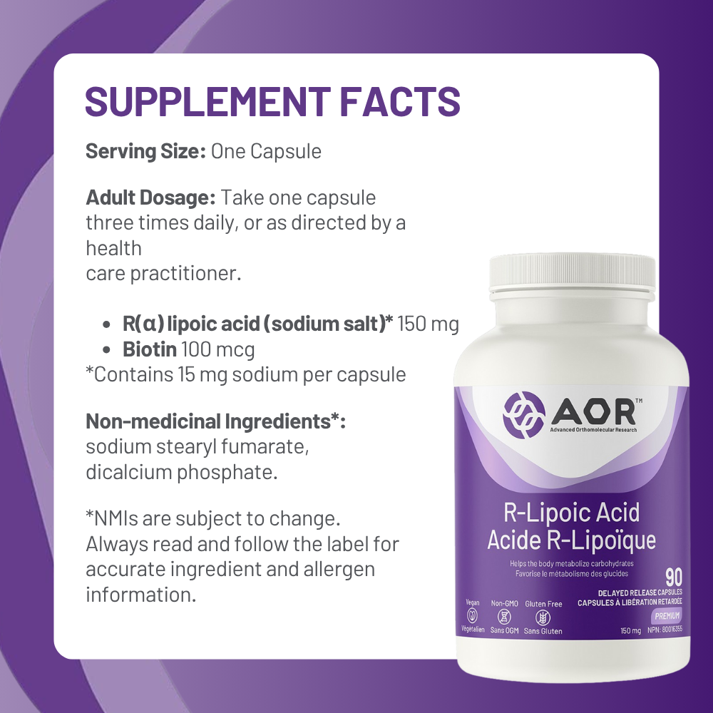 R-Lipoic Acid 90 Capsules