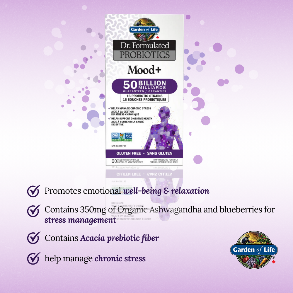 Dr. Formulated Probiotics Mood+ 50 Billion 60 Vegi Capsules
