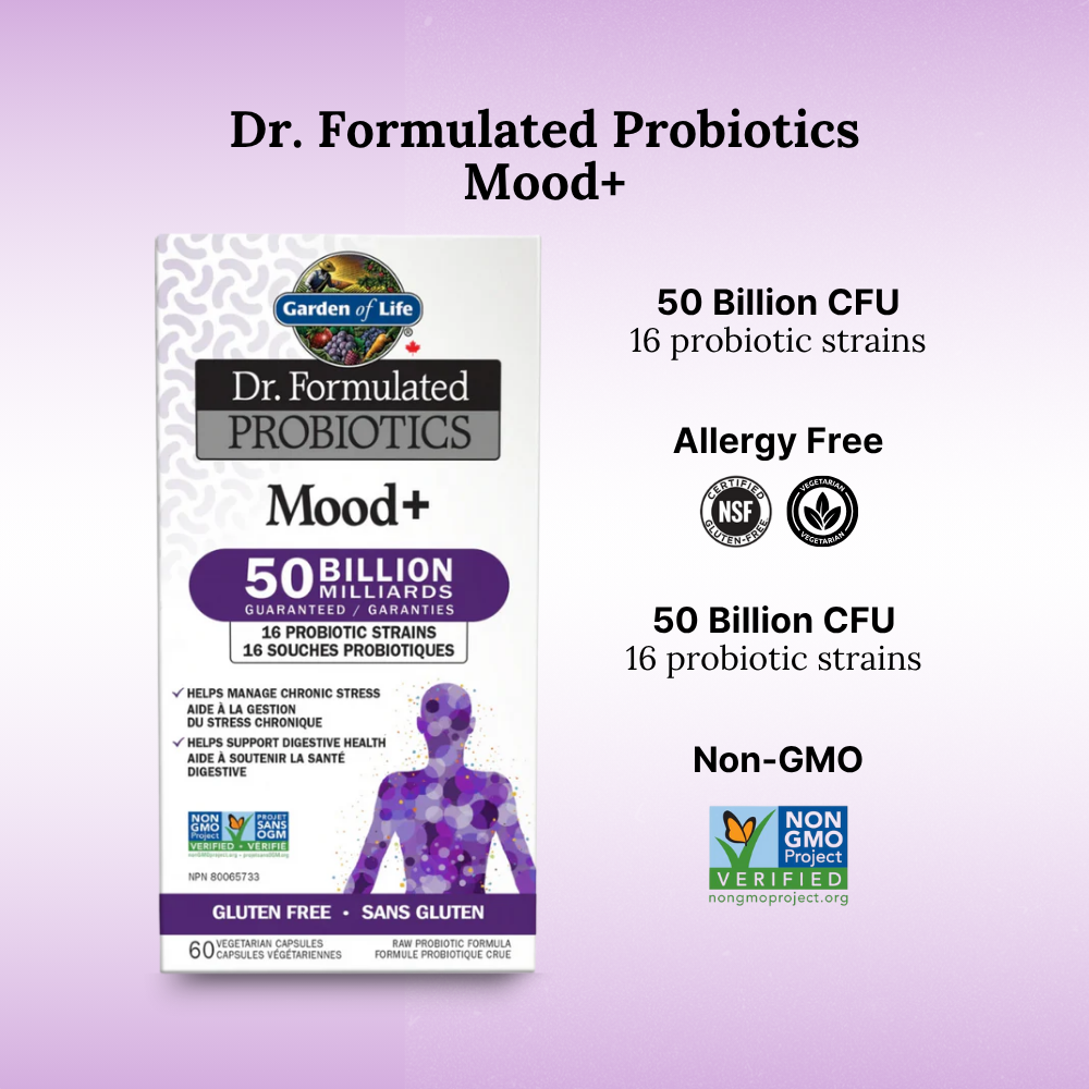 Dr. Formulated Probiotics Mood+ 50 Billion 60 Vegi Capsules