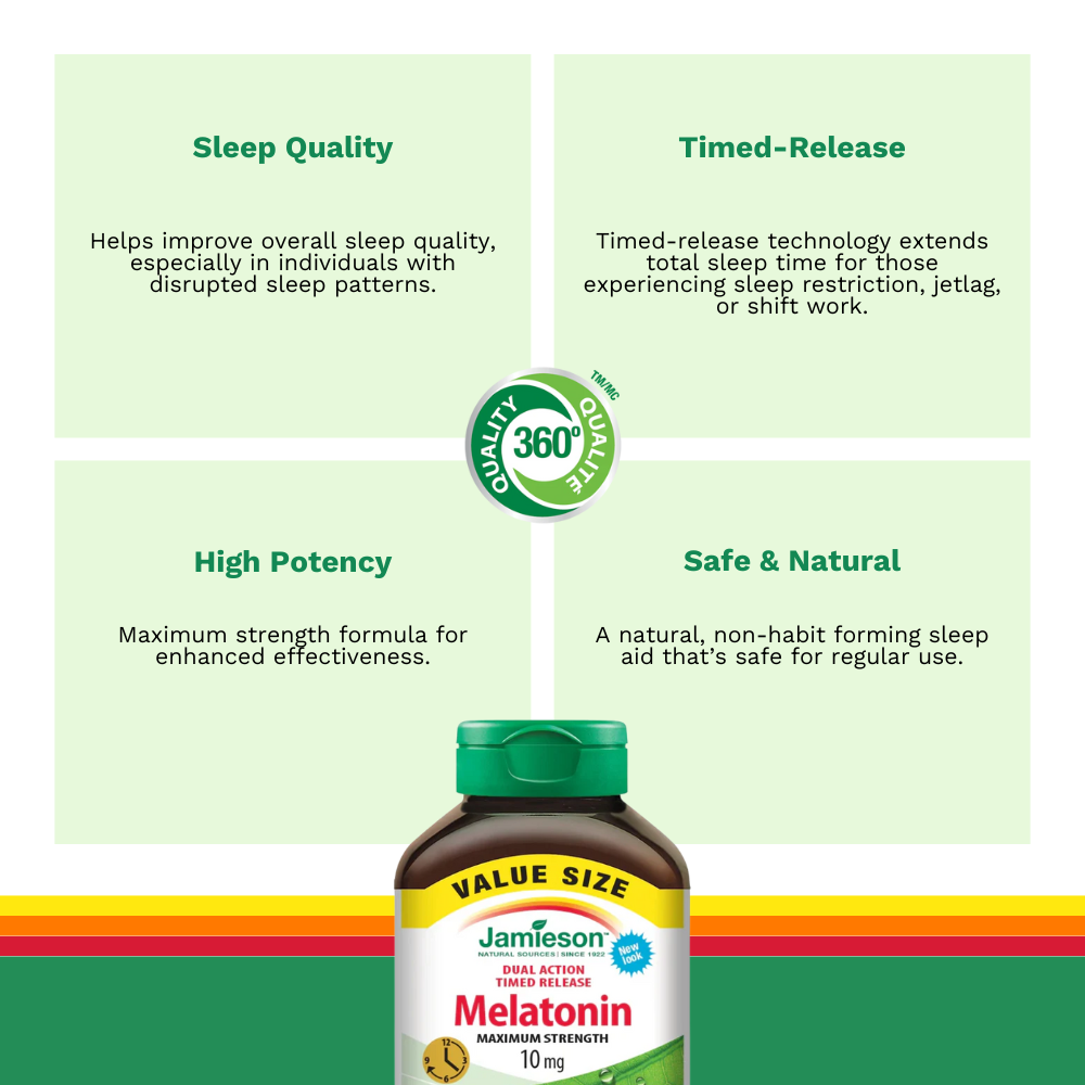 Melatonin 10 mg Timed Release 100 Caplets