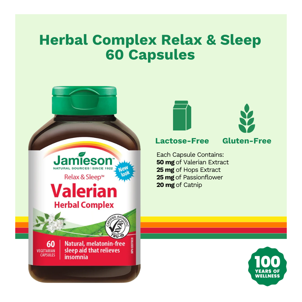 Herbal Complex Relax & Sleep 60 Capsules