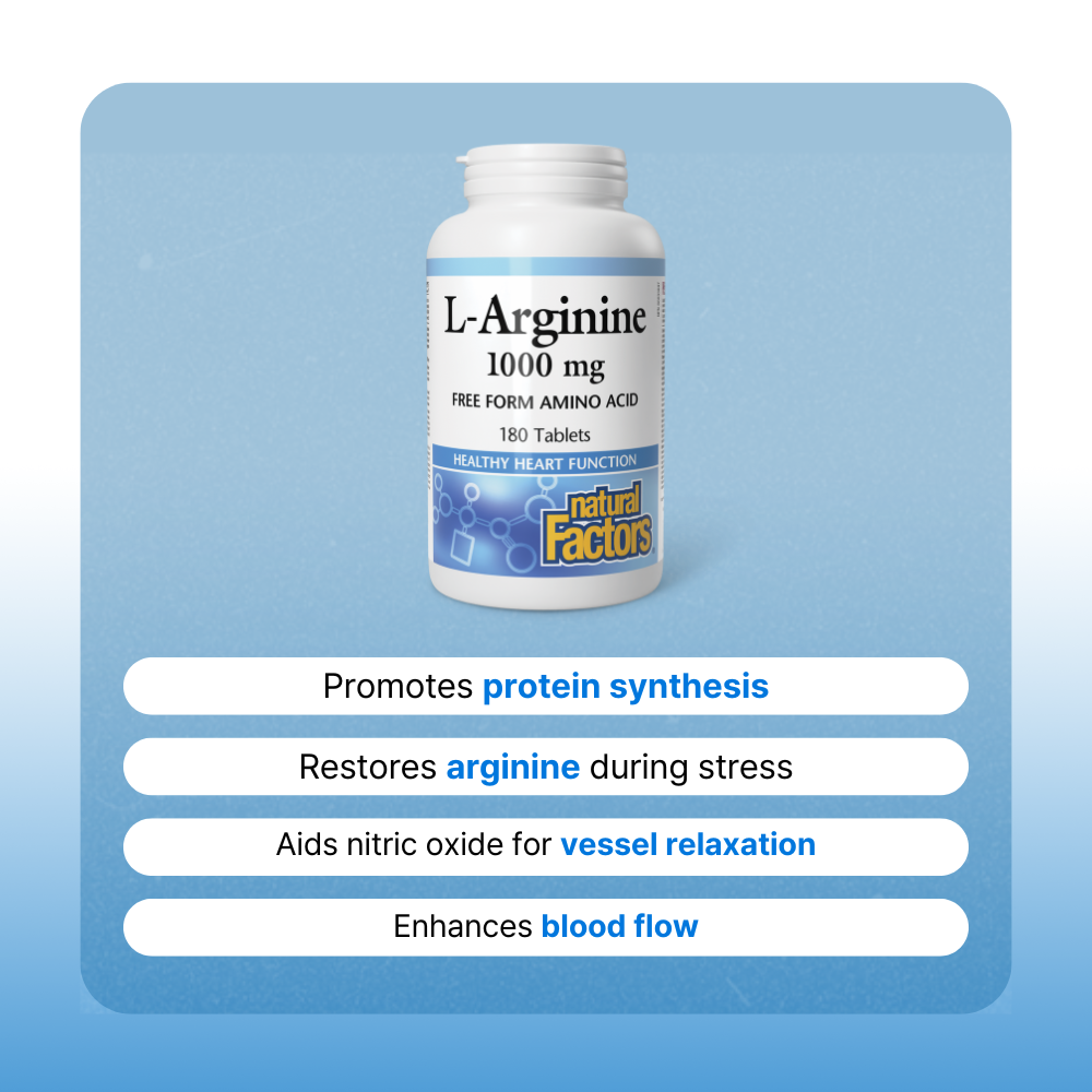 L-Arginine 1000 mg 180 Tablets