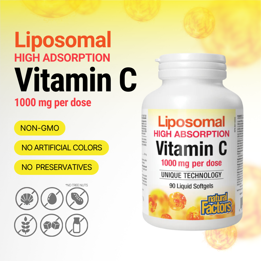 Liposomal Vitamin C 1000 mg 90 Liquid Softgels