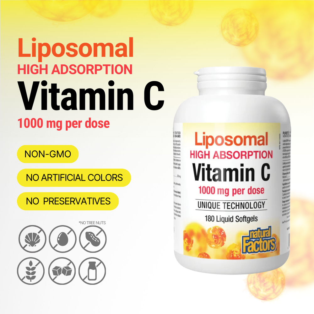 Liposomal Vitamin C 1000 mg 180 Liquid Softgels