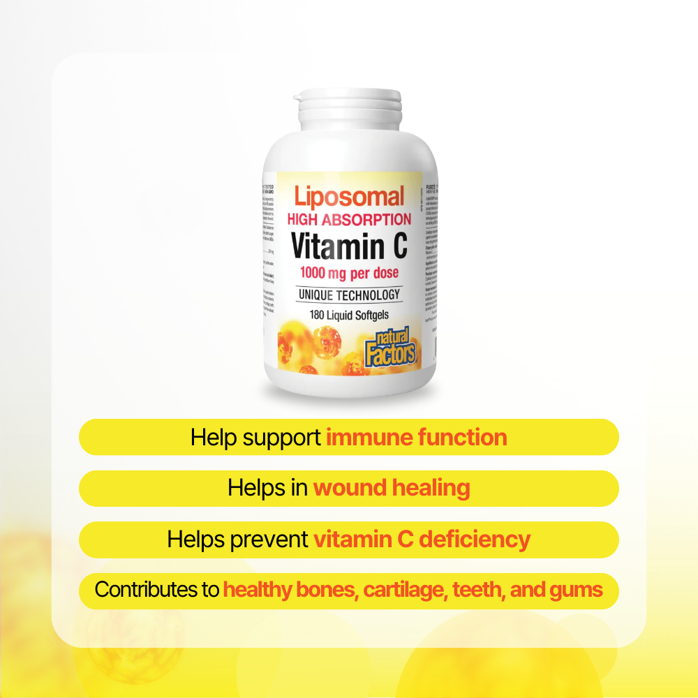 Liposomal Vitamin C 1000 mg 180 Liquid Softgels