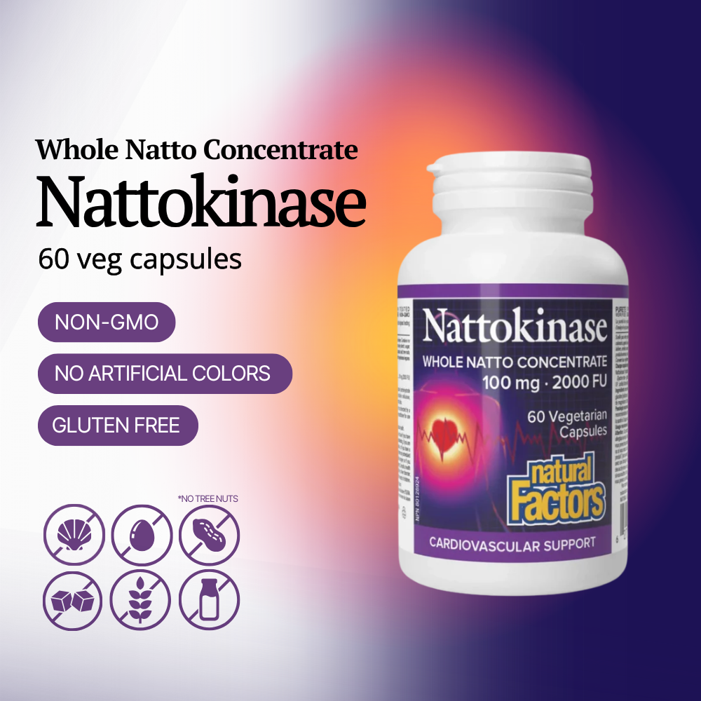 Nattokinase 100mg 60 Veggie Capsules