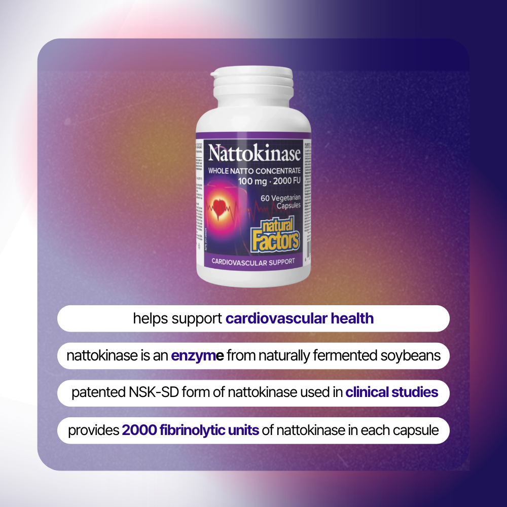 Nattokinase 100mg 60 Veggie Capsules