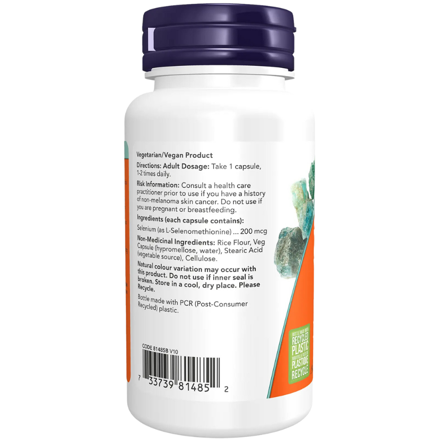 Selenium 200 mcg Yeast Free 90 Veggie Caps