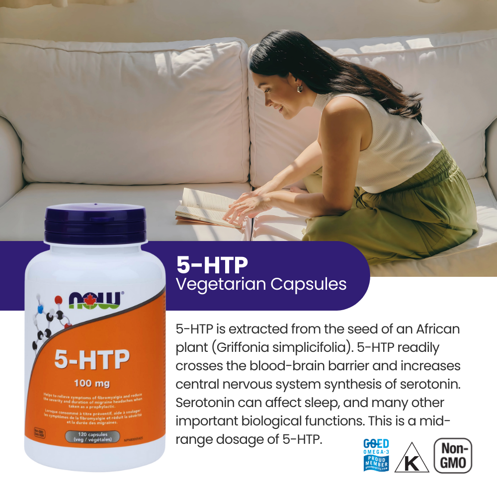 5-HTP 100 mg, 120 Capsules