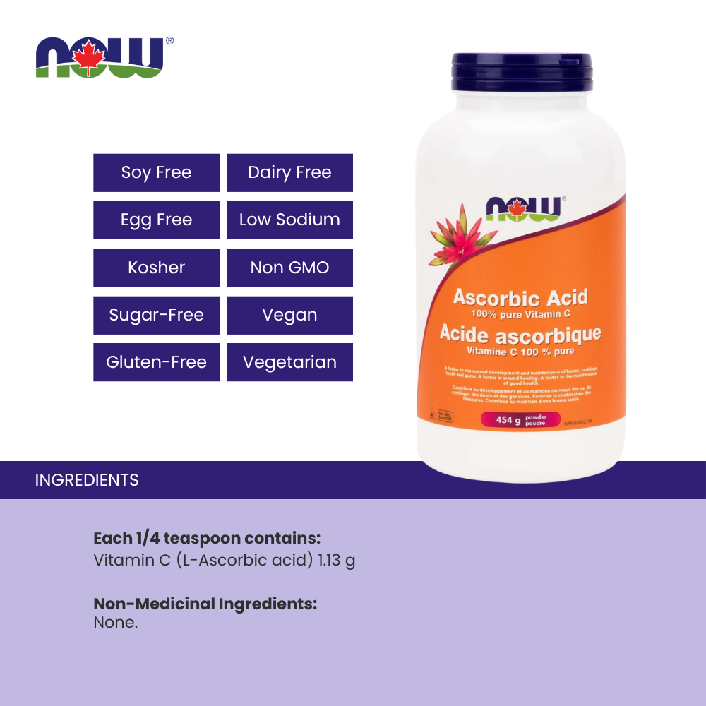 Ascorbic Acid Powder, 454 g