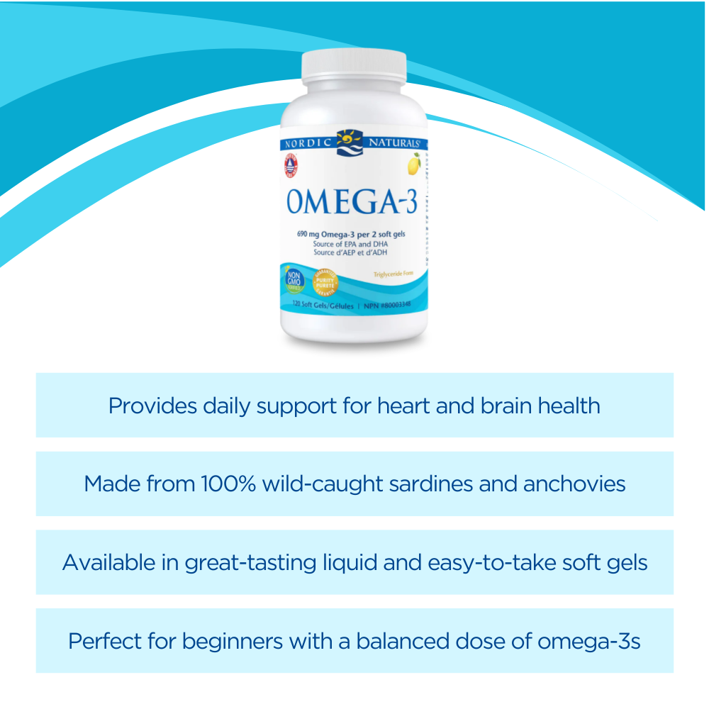 Omega 3, Lemon 120 Softgels