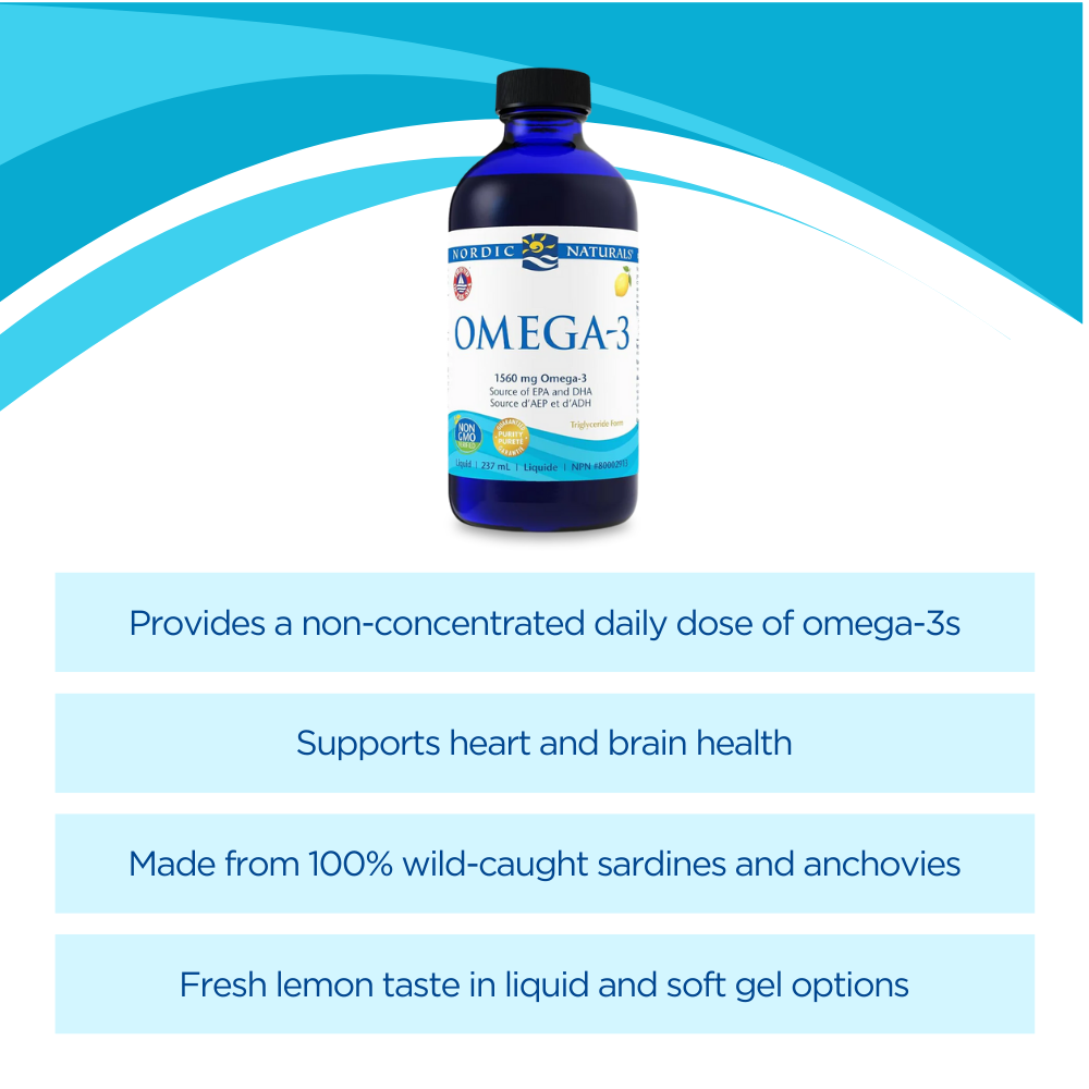 Liquid Omega 3, Lemon 237 ml