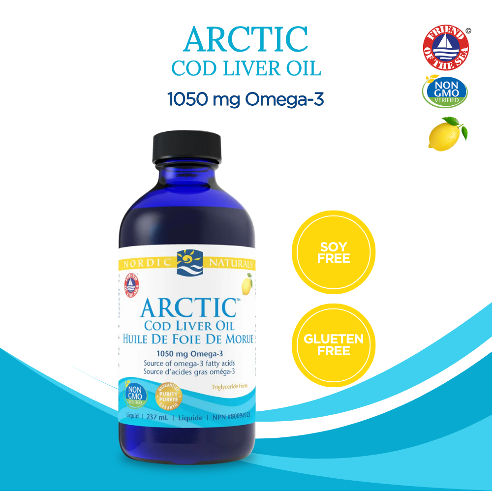 Cod Liver Oil, Lemon 237 ml