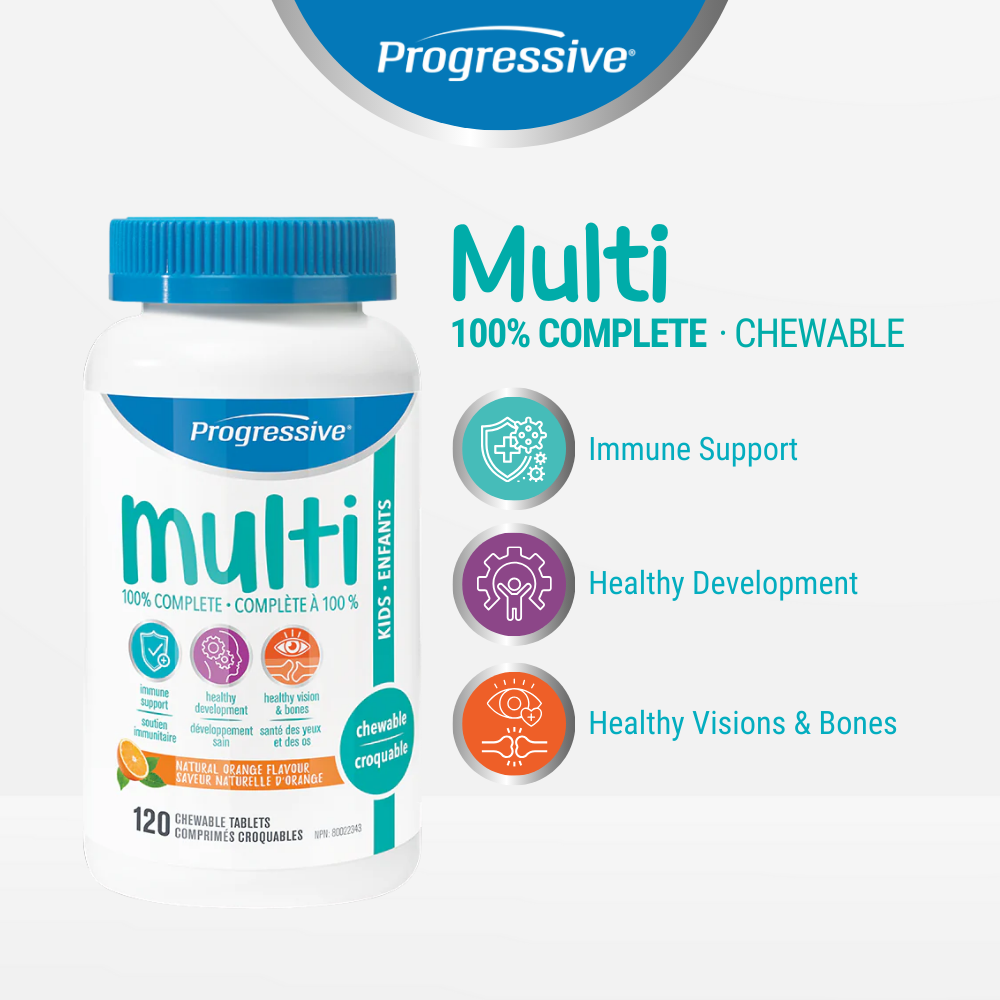 Multivitamin For Kids Orange 120 Chewable Tablets