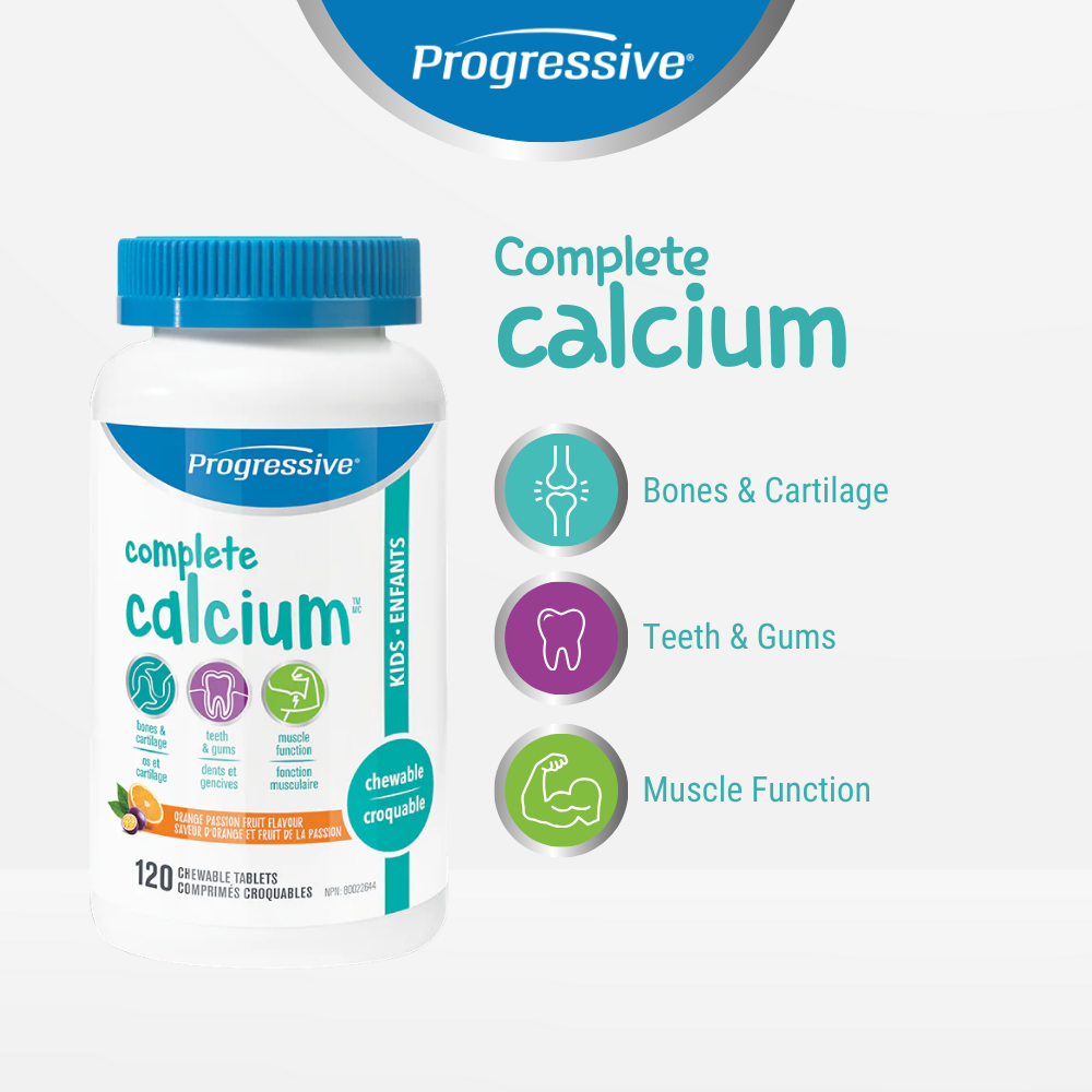 Complete Calcium For Kids Orange 120 Chewable Tablets