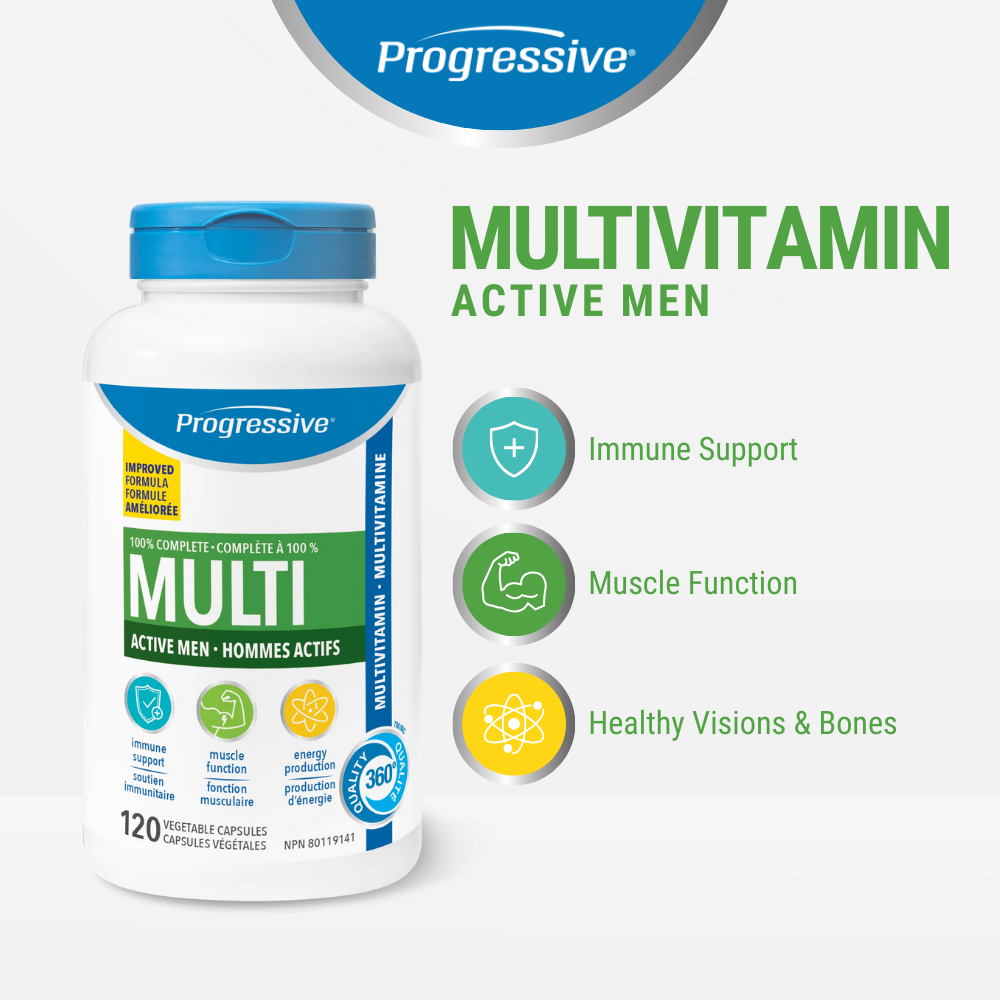 Multivitamin For Active Men 120 Veggie Caps