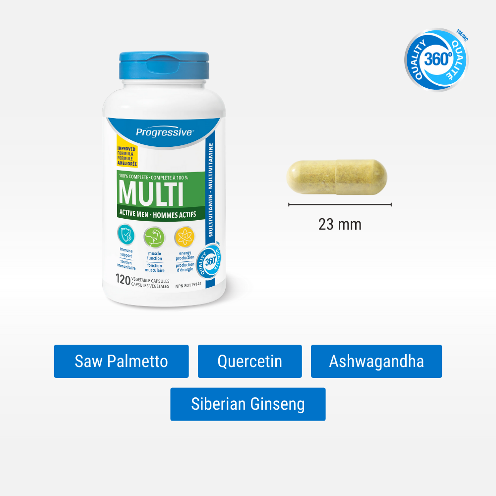 Multivitamin For Active Men 120 Veggie Caps