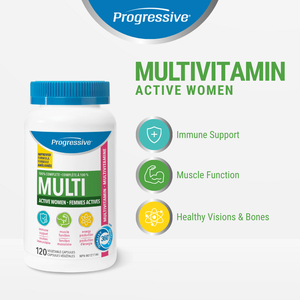 Multivitamin For Active Women 120 Veggie Caps
