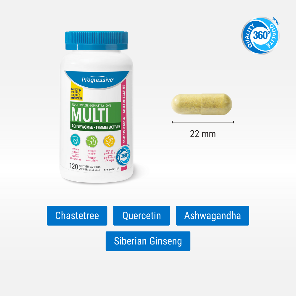 Multivitamin For Active Women 120 Veggie Caps