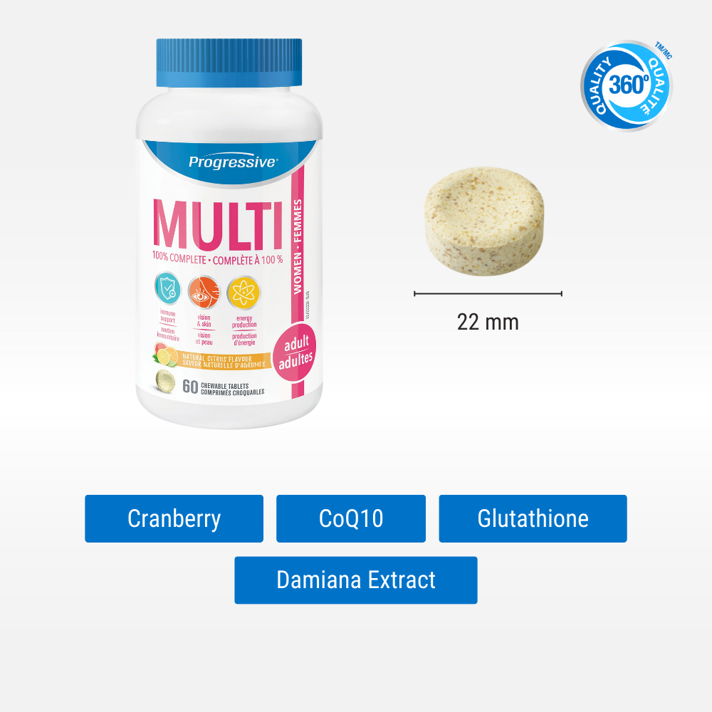 Multivitamin Chewable for Adult Women 60 Chewable Tablets