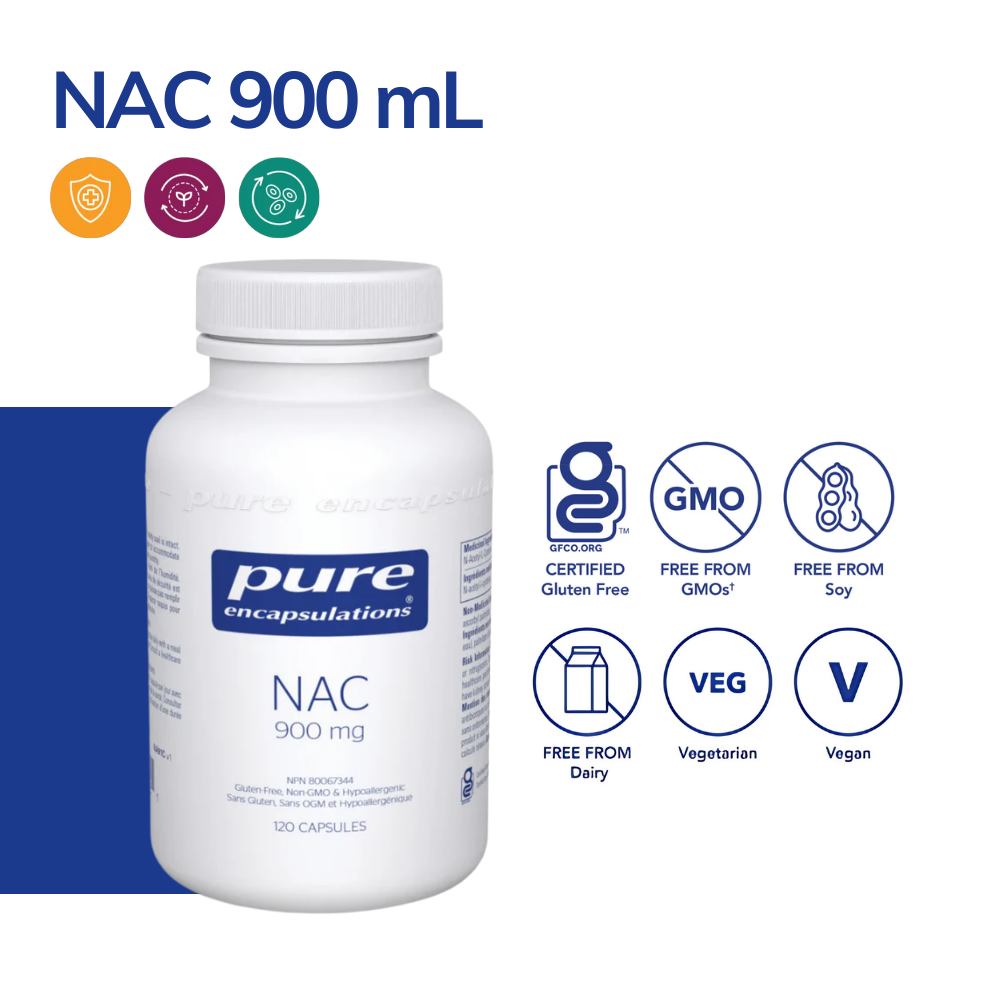 NAC 900 mg 120 Capsules