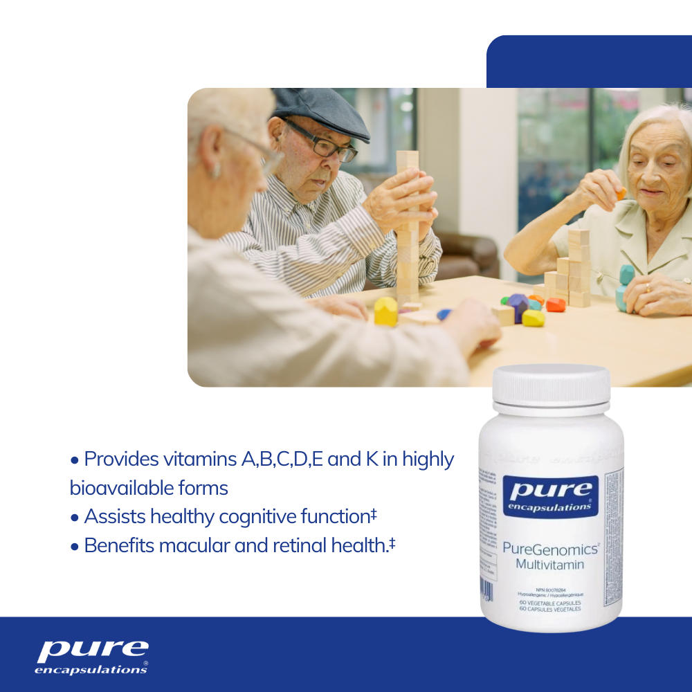 PureGenomics Multivitamin 60 Capsules