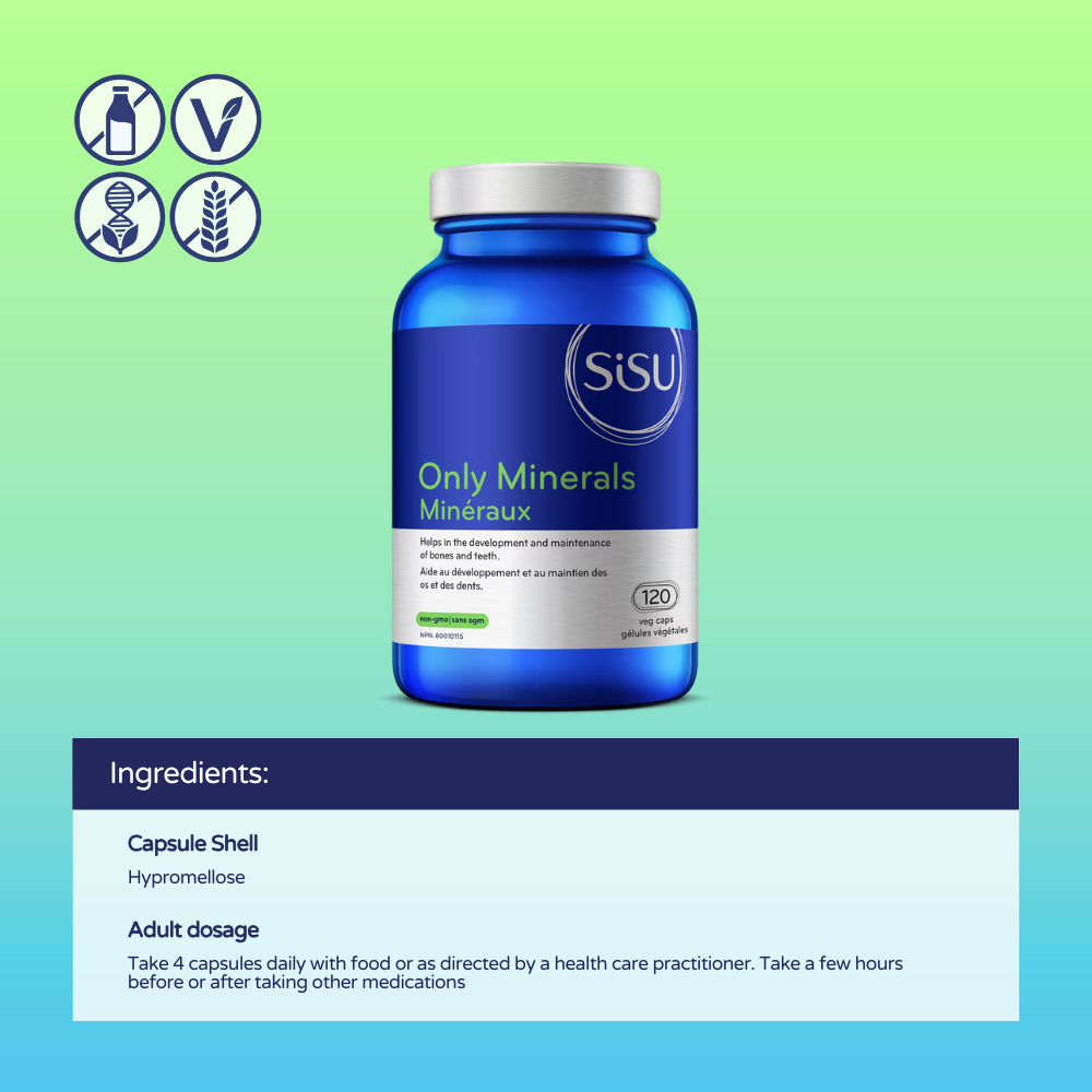 Only Minerals, 120 Vegetable Caps