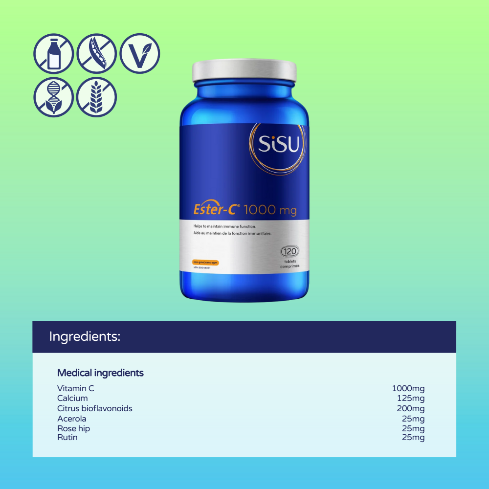 Ester-C 1000 mg, 120 Tablets